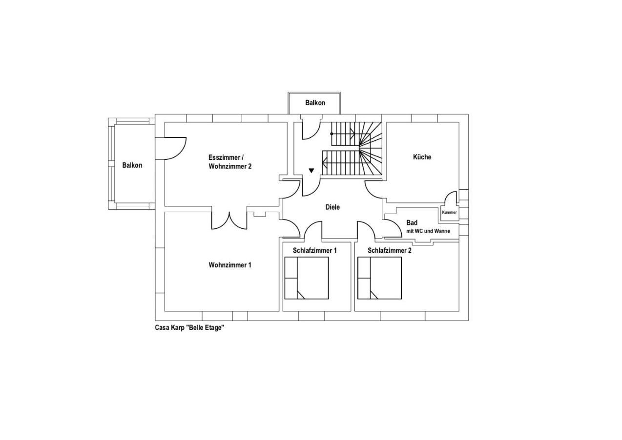 Appartamento Casa Karp Belle Etage Königstein Esterno foto